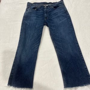 Levis 514 Size 34x25 unisex Dark Denim Jeans Straight “alter” stretch